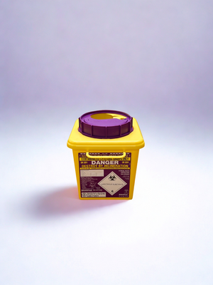 3.5 Litre Purple Clinical Sharps Container