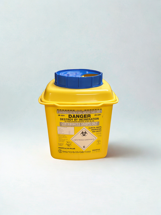 6 Litre Blue Clinical Sharps Container (Disposal)