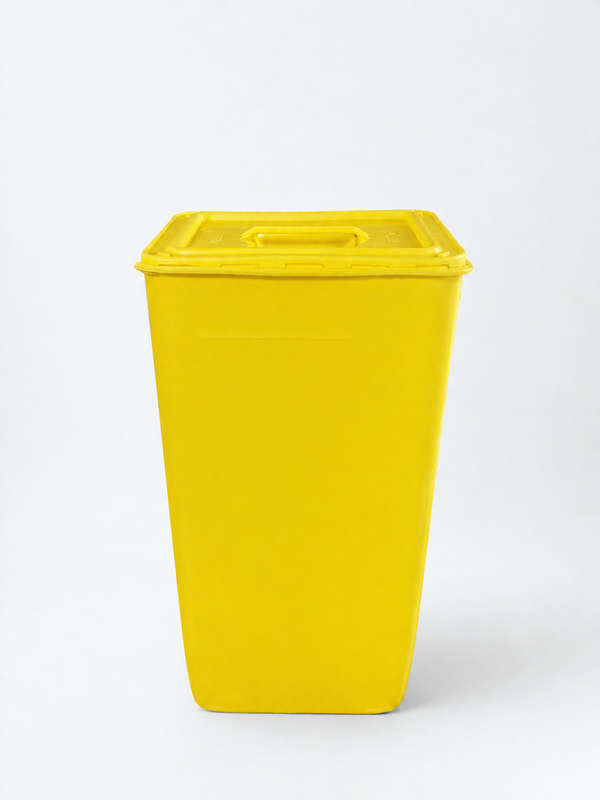 60 Litre Yellow Clinical Sharps Container