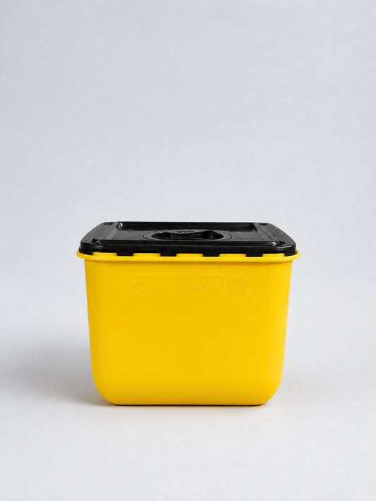 30 Litre Black Clinical Sharps Container